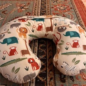 Boppy Pillow with Animal Print in Multicolor